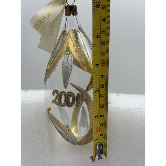 Waterford Holiday Heirlooms Annual Ornament Series Dated Egg 2001 Poland - Picture 6 of 6